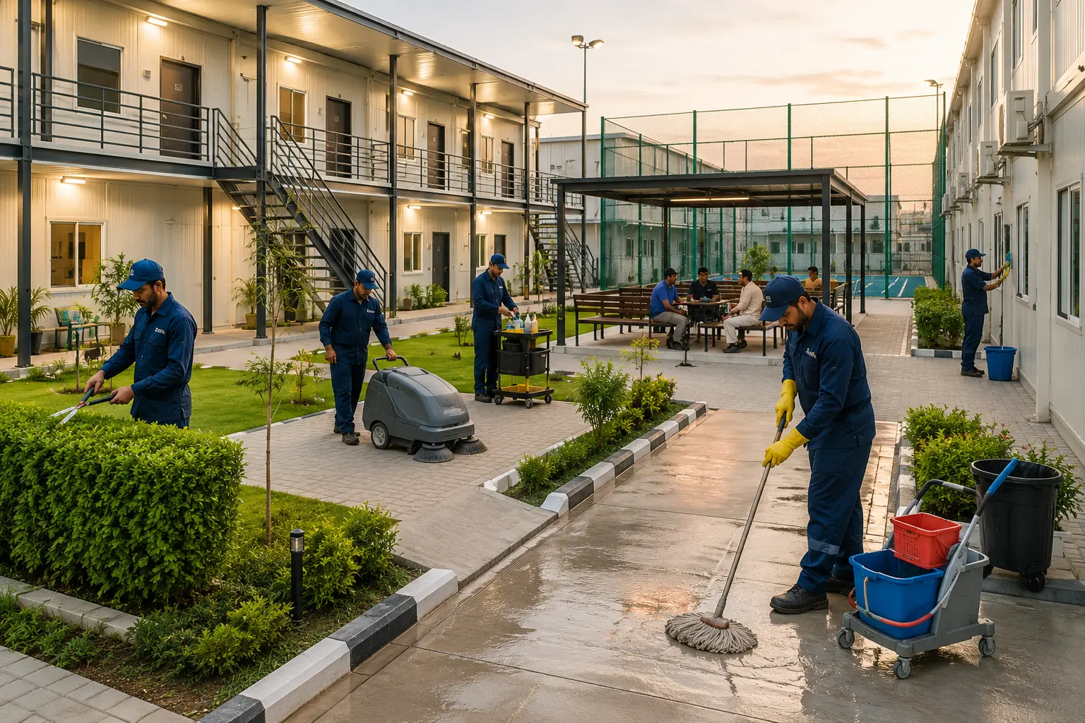 labor camps facilities management